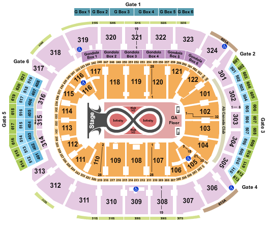 Scotiabank Arena Seating Chart: Katy Perry