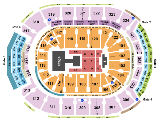 Scotiabank Arena Seating Chart: Aespa