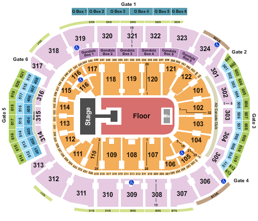 Scotiabank Arena Seating Chart: Anirudh