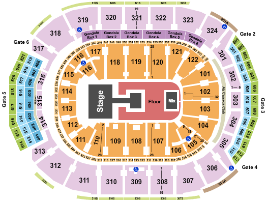 Scotiabank Arena Seating Chart: Ateez