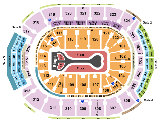 Scotiabank Arena Seating Chart: Benson Boone