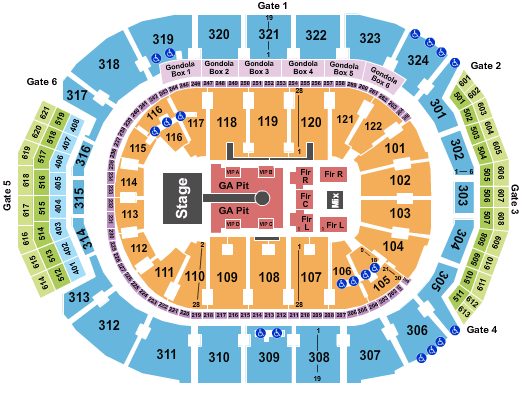 Scotiabank Arena Seating Chart