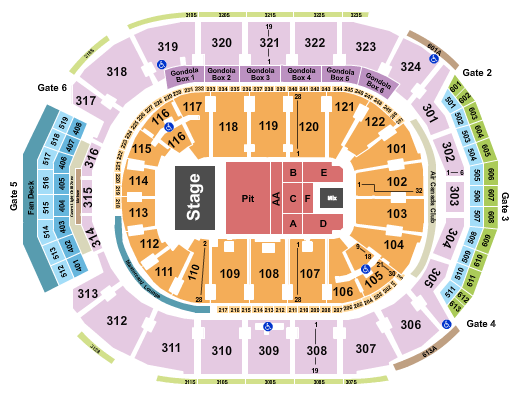 Scotiabank Arena Seating Chart: Daniel Caesar
