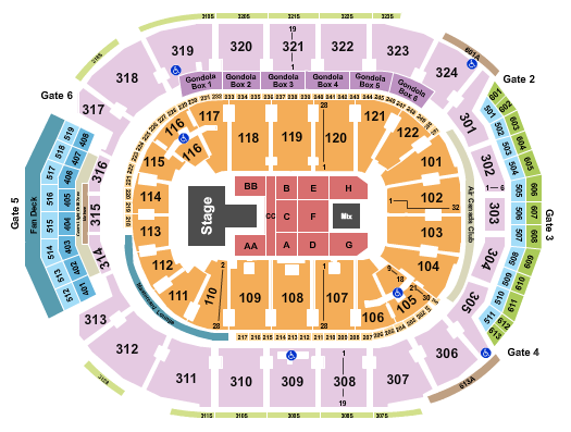 Scotiabank Arena Seating Chart: Davido