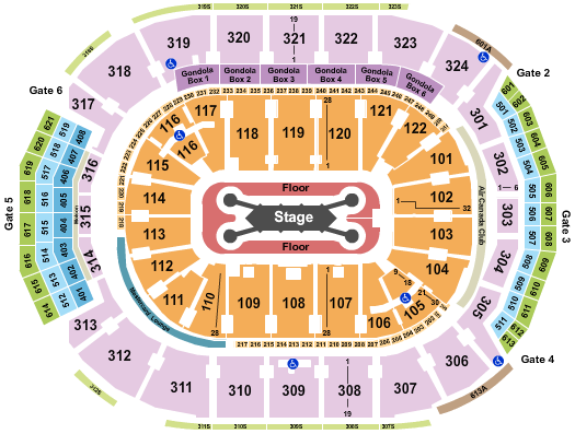 Scotiabank Arena Seating Chart: Feid