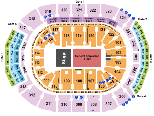 Scotiabank Arena Map