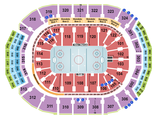 Scotiabank Arena Seating Chart: Hockey