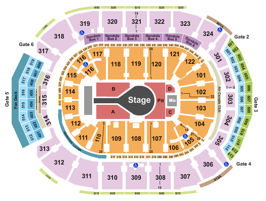 Scotiabank Arena Seating Chart: Kacey Musgraves