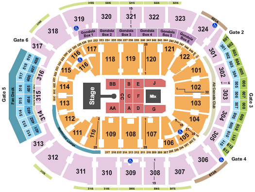Scotiabank Arena Seating Chart: Kali Uchis
