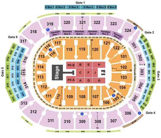 Scotiabank Arena Seating Chart: Kelsea Ballerini