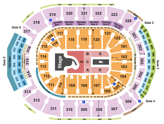 Scotiabank Arena Seating Chart: Megan Moroney