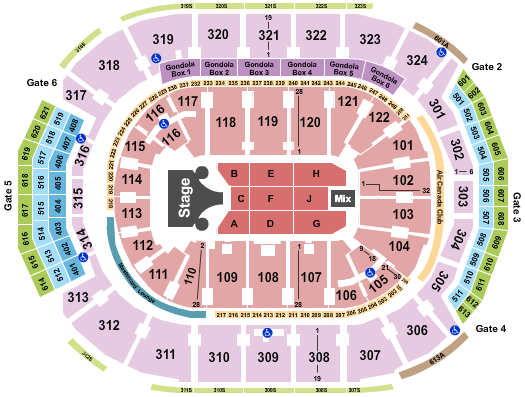 Scotiabank Arena Seating Chart: Missy Elliott