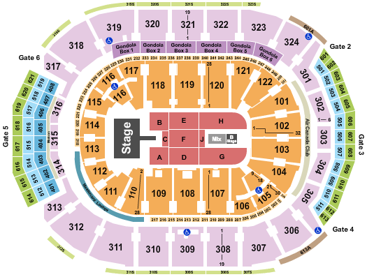 Scotiabank Arena Seating Chart: Niall Horan