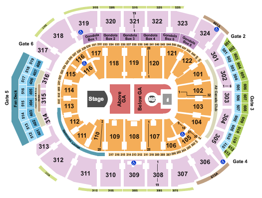 Scotiabank Arena Seating Chart: Phoebe Bridgers