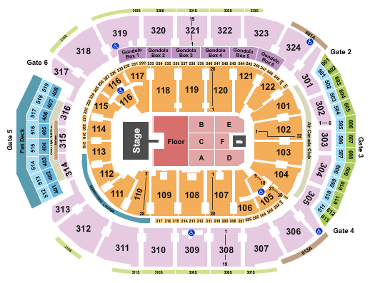 Scotiabank Arena Seating Chart: Rema