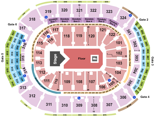 Scotiabank Arena Seating Chart: Russ