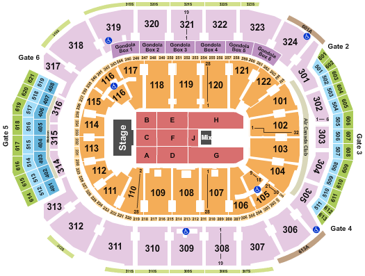 Scotiabank Arena Seating Chart: Russell Peters
