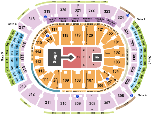 Scotiabank Arena Seating Chart: Sabrina Carpenter