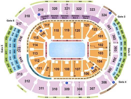 Scotiabank Arena Seating Chart: Stars on Ice