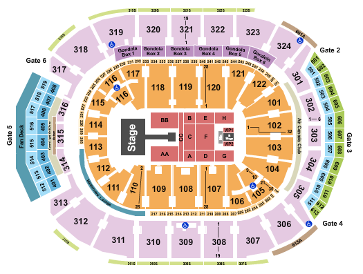Scotiabank Arena Seating Chart: Summer Walker