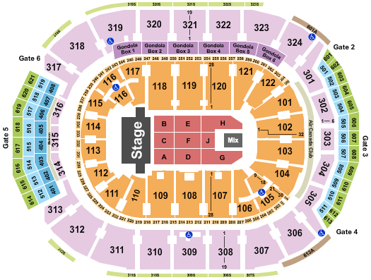 Scotiabank Arena Seating Chart: TSO