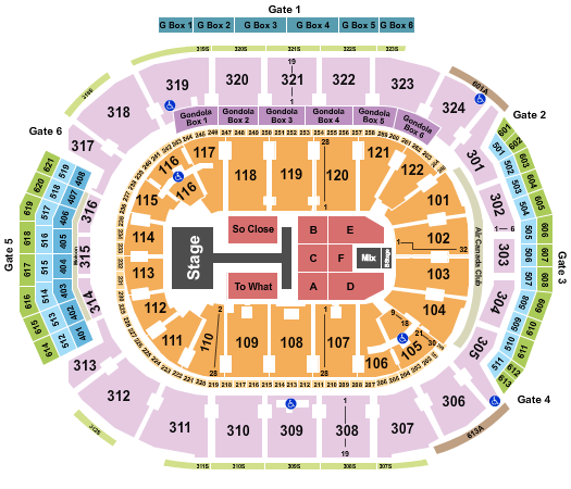 Scotiabank Arena Seating Chart: Tate McRae