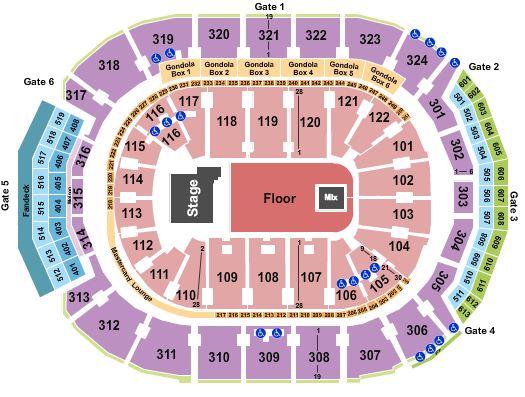Scotiabank Arena Seating Chart: Twenty One Pilots