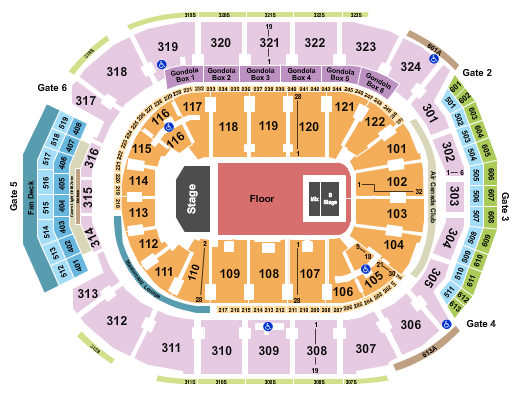 Scotiabank Arena Seating Chart: Tyler The Creator