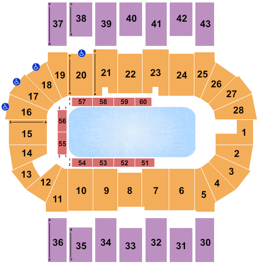 Scotiabank Centre Seating Chart: Disney on Ice