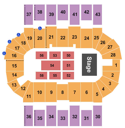 Scotiabank Centre Seating Chart: Endstage 2