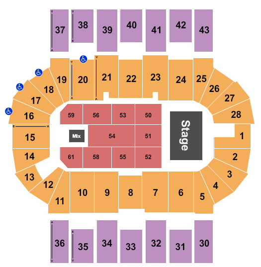 Scotiabank Centre Seating Chart: Endstage 4