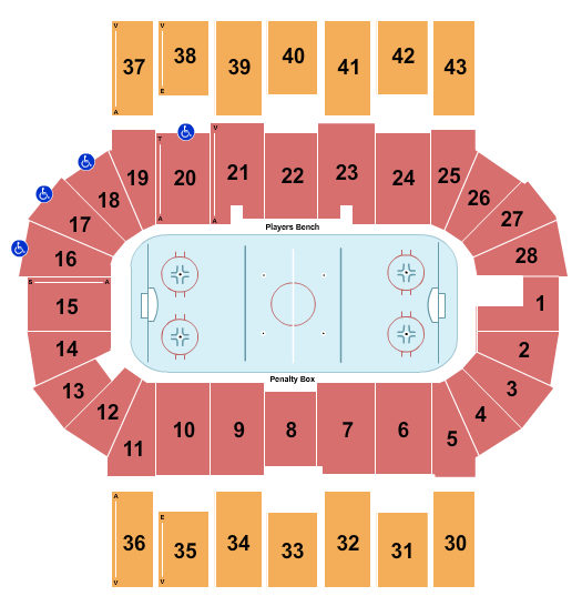 Scotiabank Centre Seating Chart: Hockey