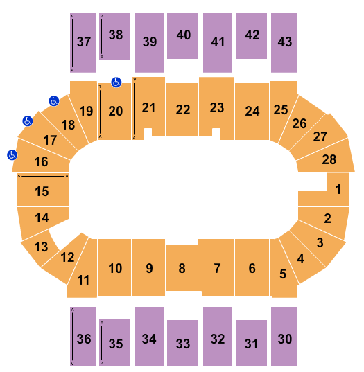 Scotiabank Centre Seating Chart: Skate Canada