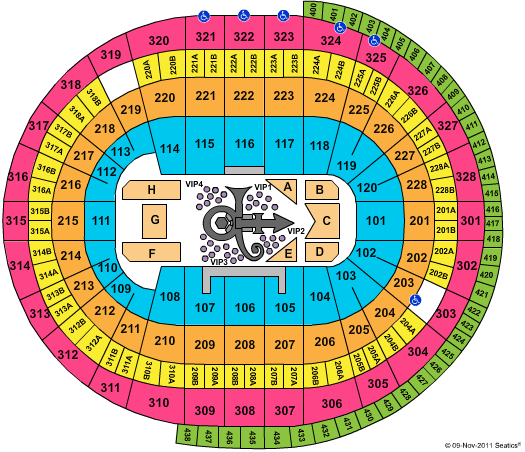Scotiabank Place Seating Chart