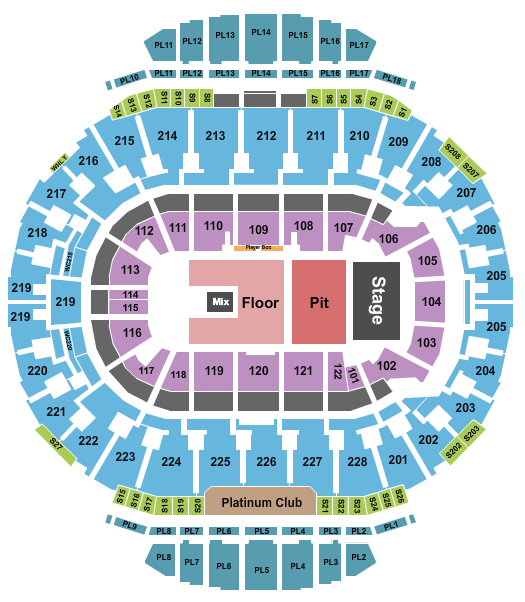 Scotiabank Saddledome Seating Chart: Bruce Springsteen