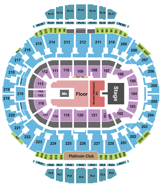 Scotiabank Saddledome Seating Chart: Creed