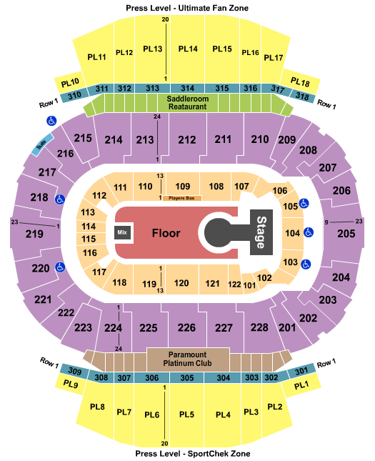 Scotiabank Saddledome Seating Chart: Diljit Dosanjh
