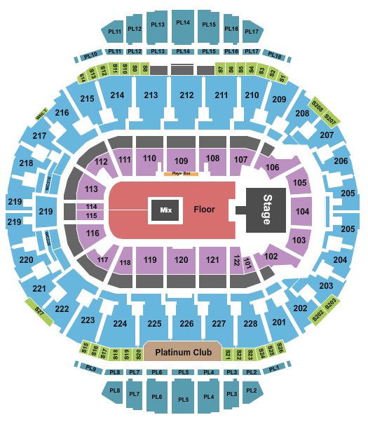 Scotiabank Saddledome Seating Chart: Endstage GA Flr/Catwalk