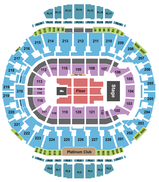 Scotiabank Saddledome Seating Chart: Hilary Duff Row