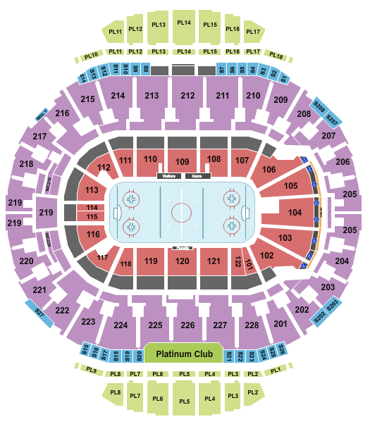 Scotiabank Saddledome Seating Chart: Hockey Row