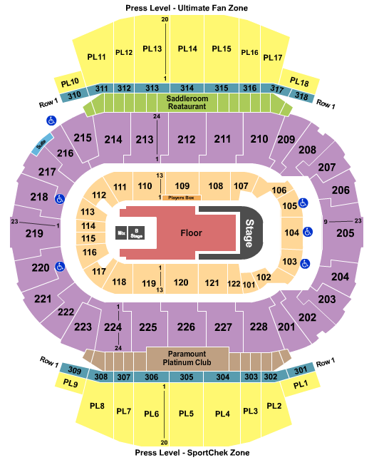 Scotiabank Saddledome Seating Chart: Jelly Roll