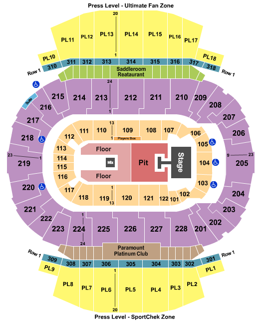 Scotiabank Saddledome Seating Chart: Jordan Davis