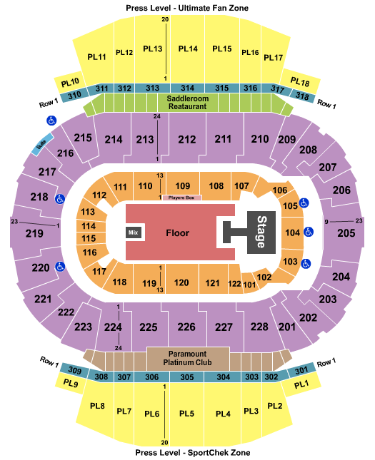 Scotiabank Saddledome Seating Chart: Karan Aujla