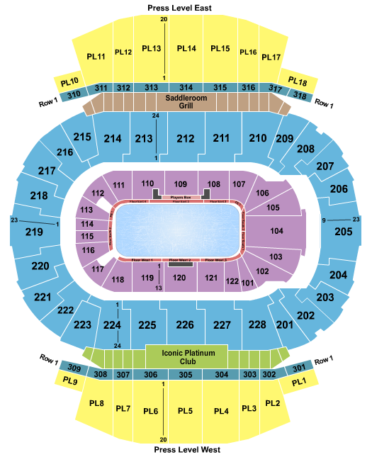 Scotiabank Saddledome Seating Chart: Stars On Ice 2