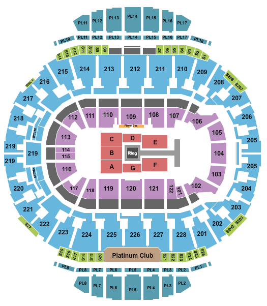 Scotiabank Saddledome Seating Chart: WWE 1