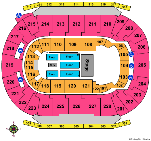 Scotiabank Saddledome Seating Chart
