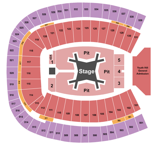 Scott Stadium Seating Chart: Luke Combs