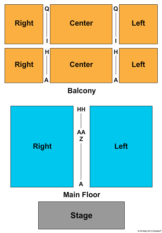 Scottish Rite Cathedral At Masonic Temple Seating Map