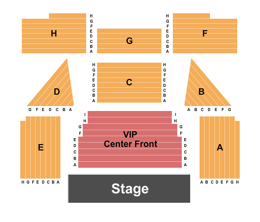 Scottish Rite Masonic Center - Tampa Seating Chart: Endstage