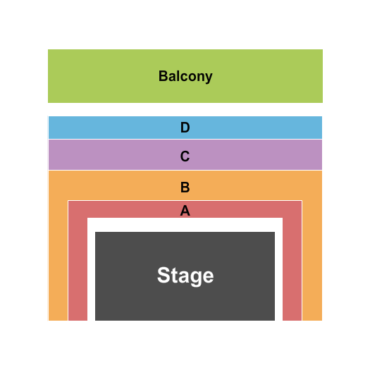 Scottish Rite Performing Arts Center Seating Chart: Candlelight 2